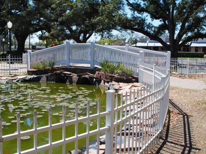 League Park Bridge & Lily Pond